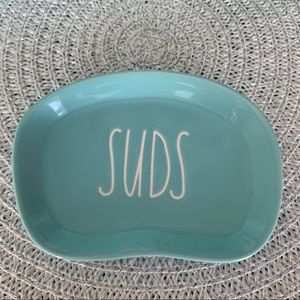 Rae Dunn Aqua Soap Dish ‘SUDS’